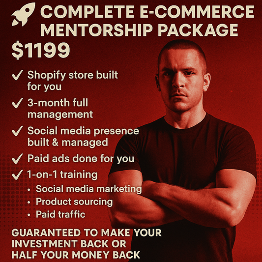 🚀 Complete E-Commerce Mentorship Package