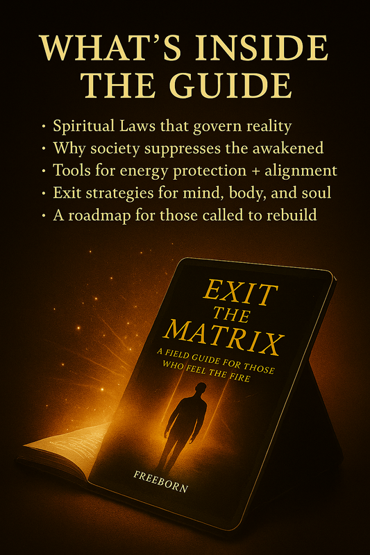 Exit the Matrix – A Field Guide for Those Who Feel the Fire