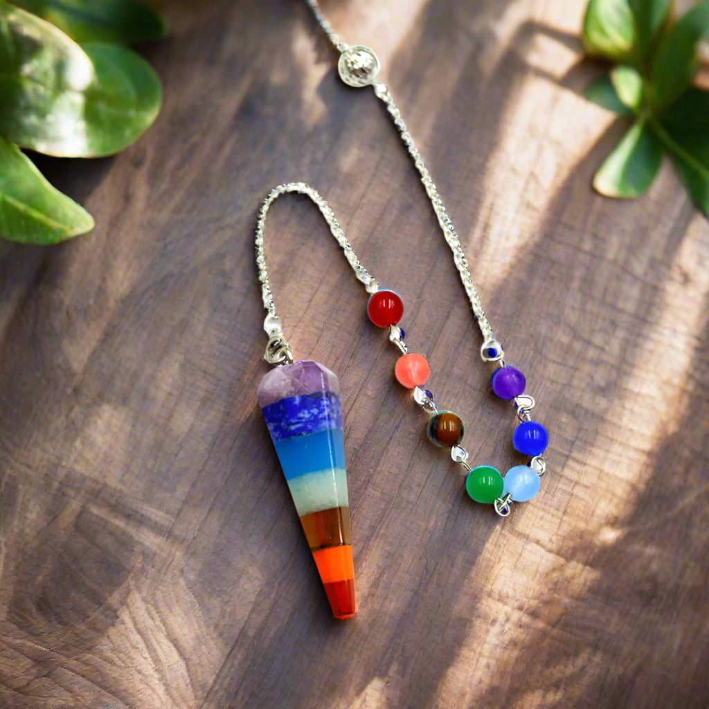 Sacred 7 Chakra Energy Necklace – Divine Alignment Pendant