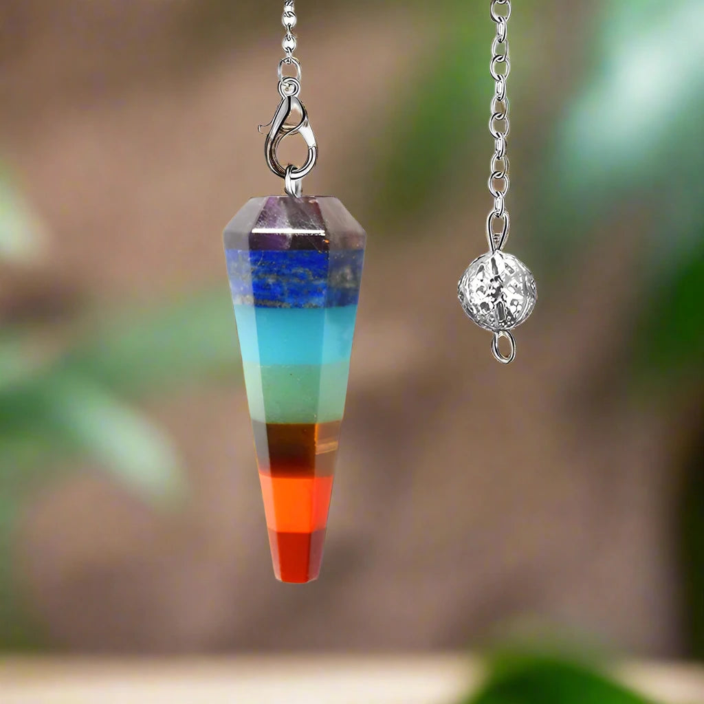 Sacred 7 Chakra Energy Necklace – Divine Alignment Pendant