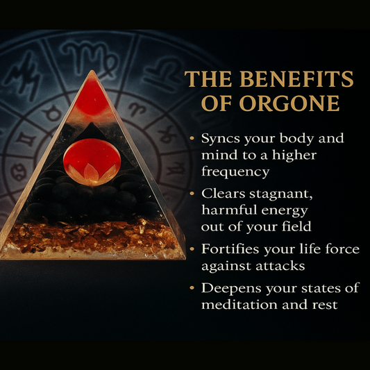 Orgonite Energy Pyramid – 5cm Natural Crystal Generator for Healing, Meditation & Home Harmony